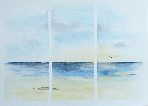 Trois moments au bord de l'eau