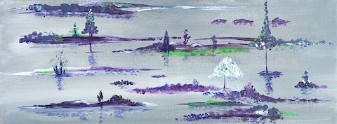 Marais en mauve